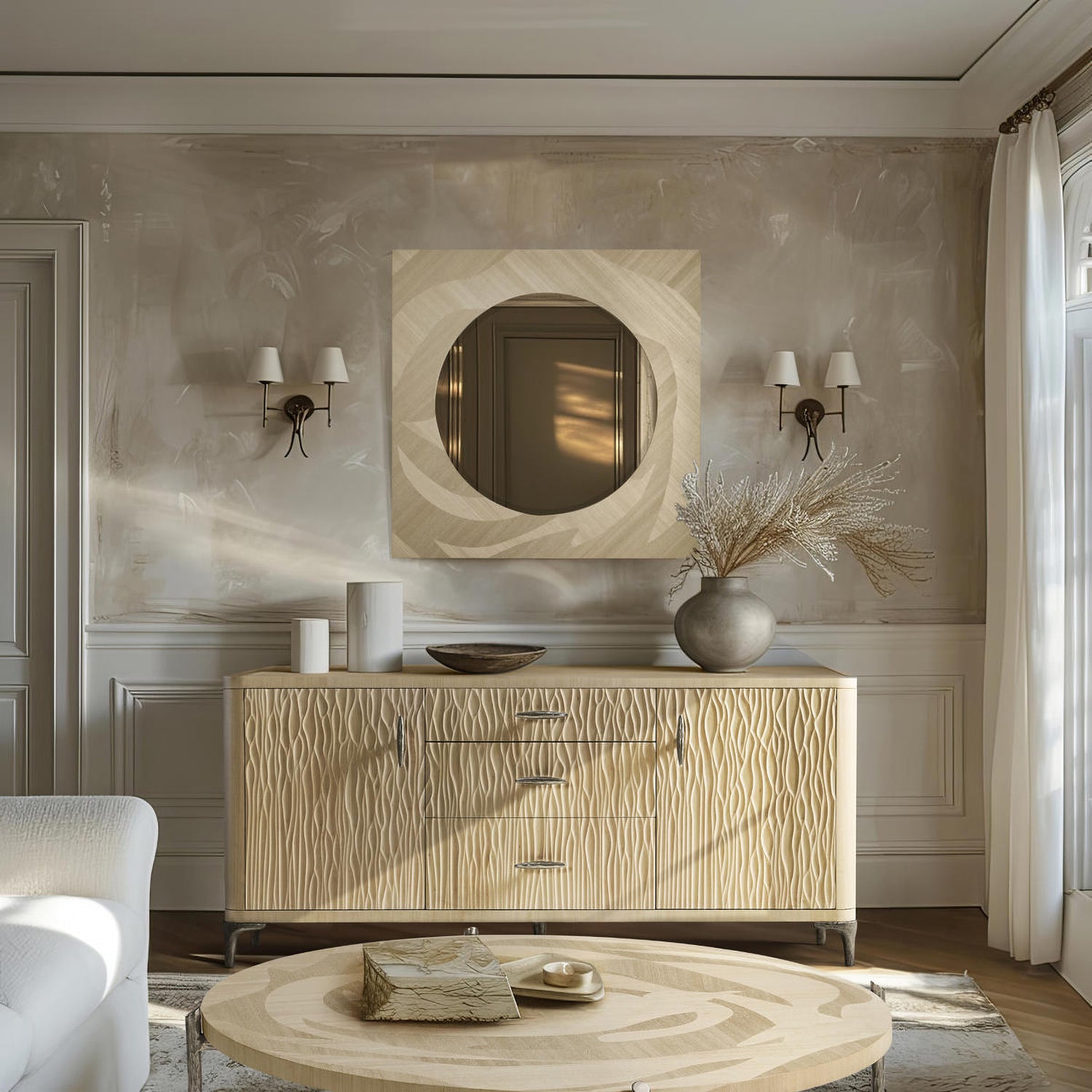 Jonathan Charles Tidepool Square Mirror