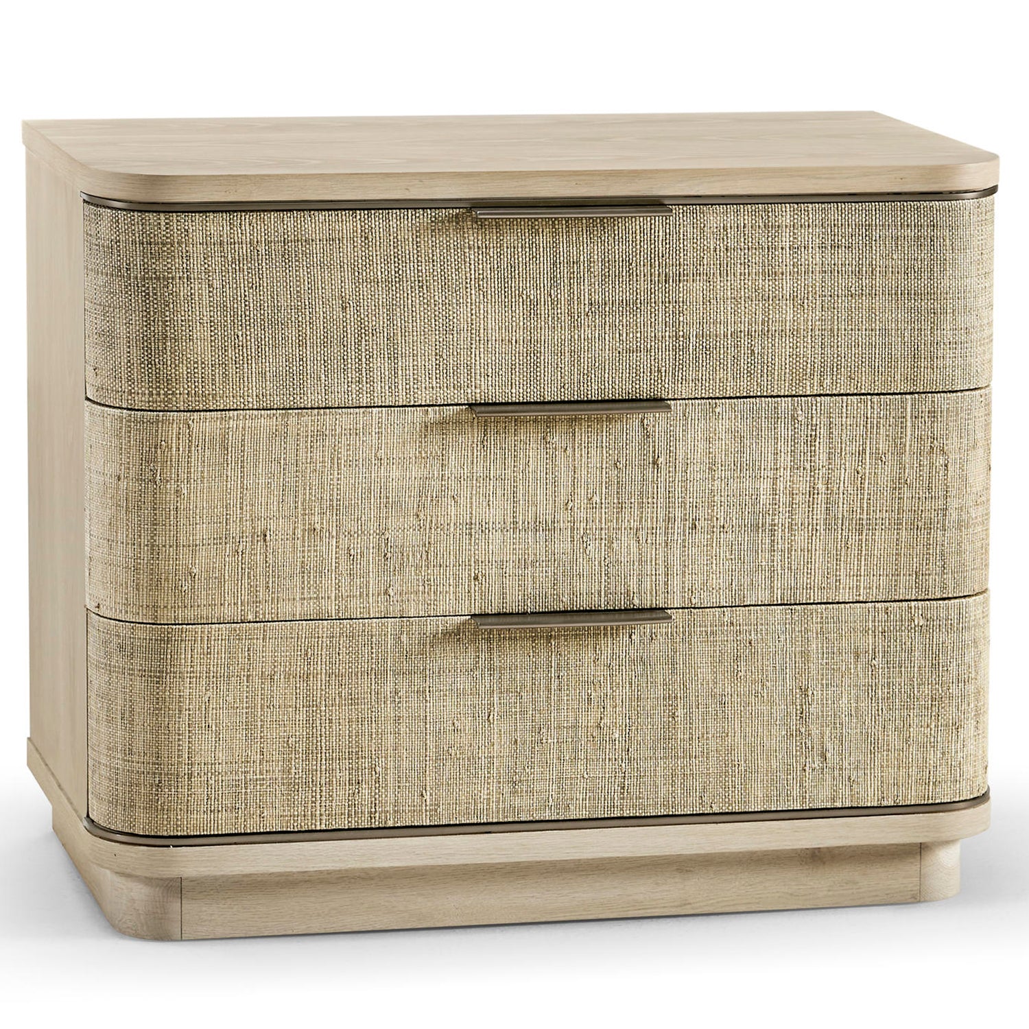 Jonathan Charles Water Seiche Woven Nightstand