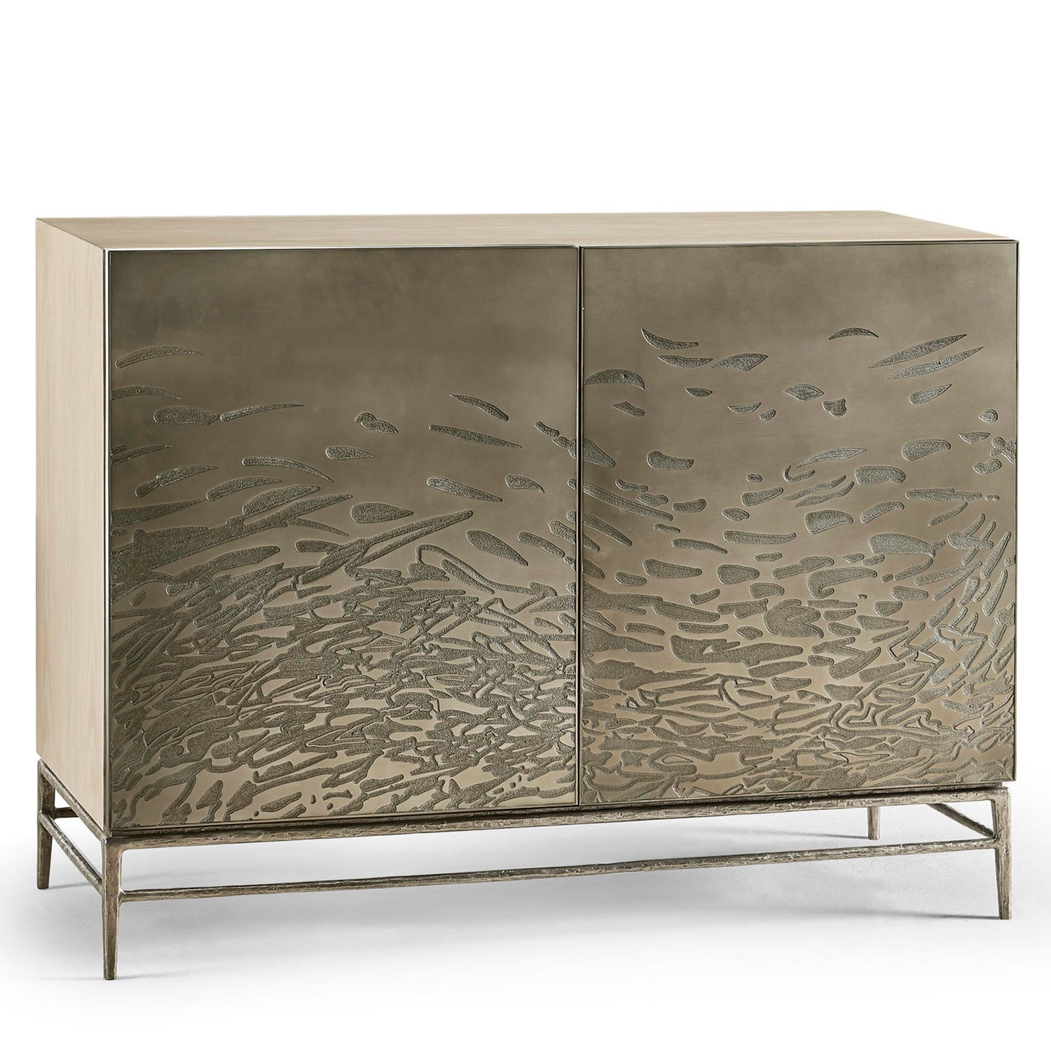 Jonathan Charles Water Diel Acid Etched Door Chest