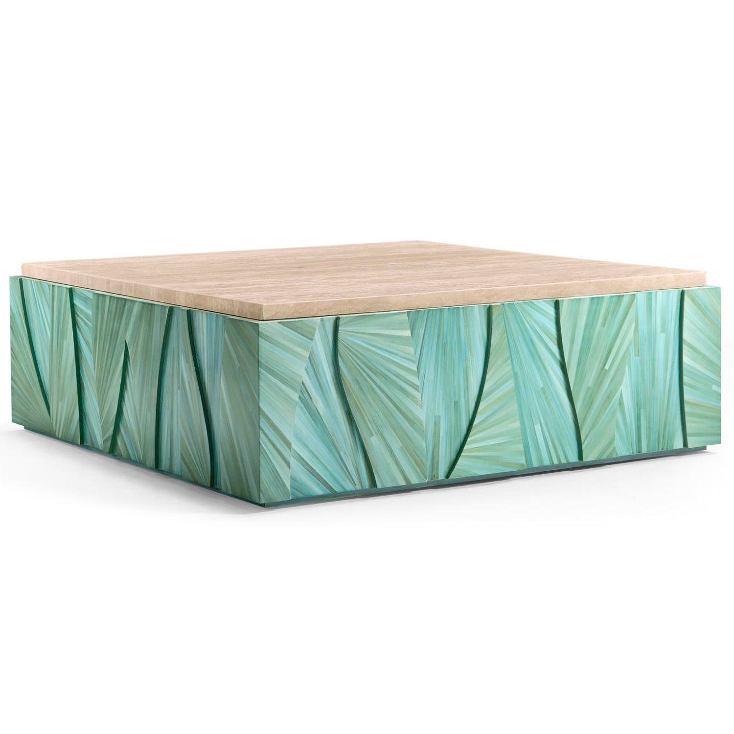 Jonathan Charles Seaglass Coffee Table