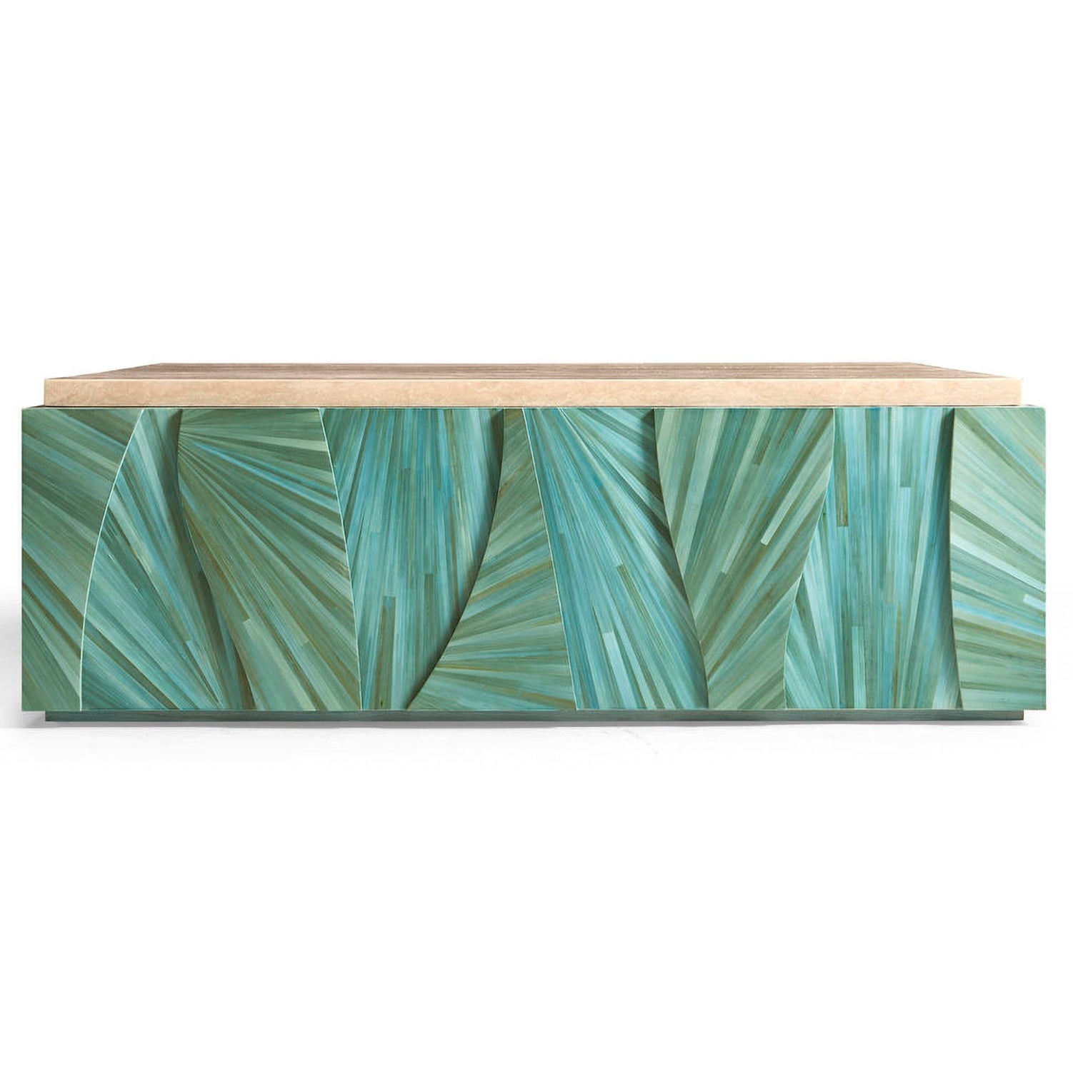 Jonathan Charles Seaglass Coffee Table