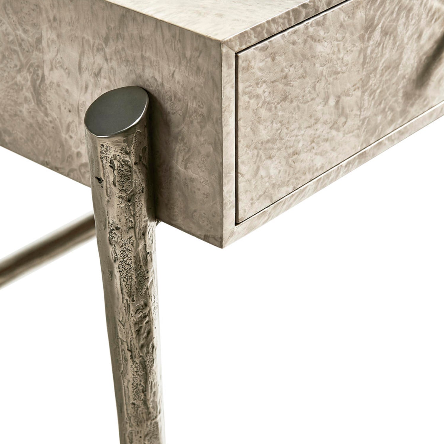 Jonathan Charles Water Surge Madrona Burl Desk