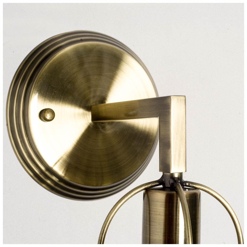 Mercana Hines II Bronze Toned Metal Bulb Cage Wall Sconce