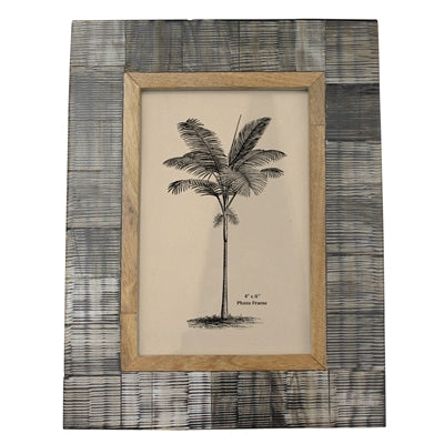 Chiseled Horn Photo Frame