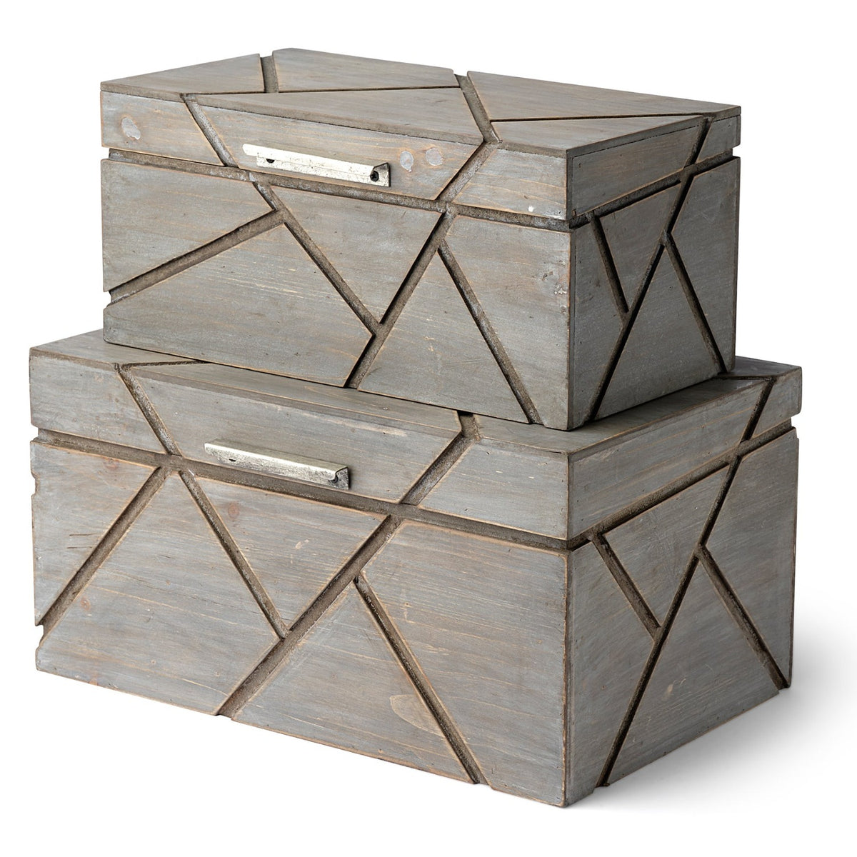 Mercana Niobe Gray Wooden Nesting Box Set, primary product view