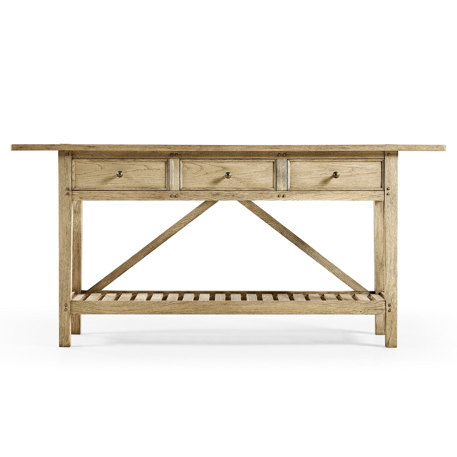 Jonathan Charles Inclination Rustic French Console Table