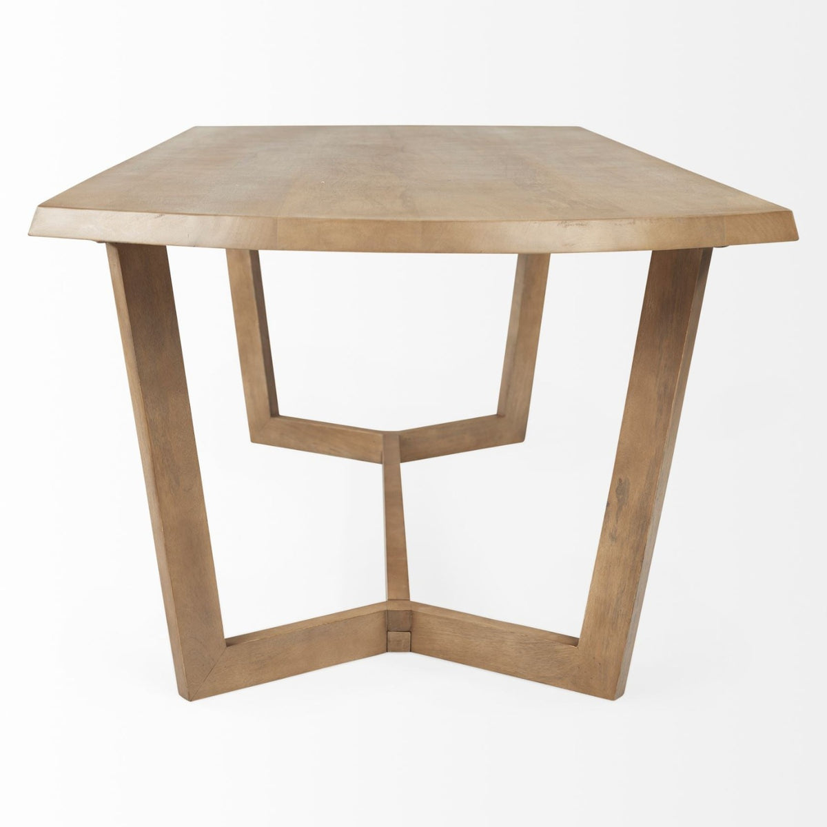 Mercana Denver 92"L x 39"W Rectangular Dining Table | Modern | Brown Wood | Seats 6