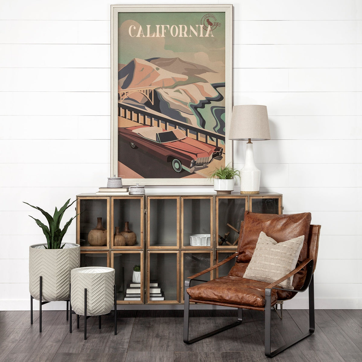 Mercana Hornet I 27.0L x 35.0W x 36.0H Brown Leather Unibody Seat w/ Black Metal Frame Accent Chair