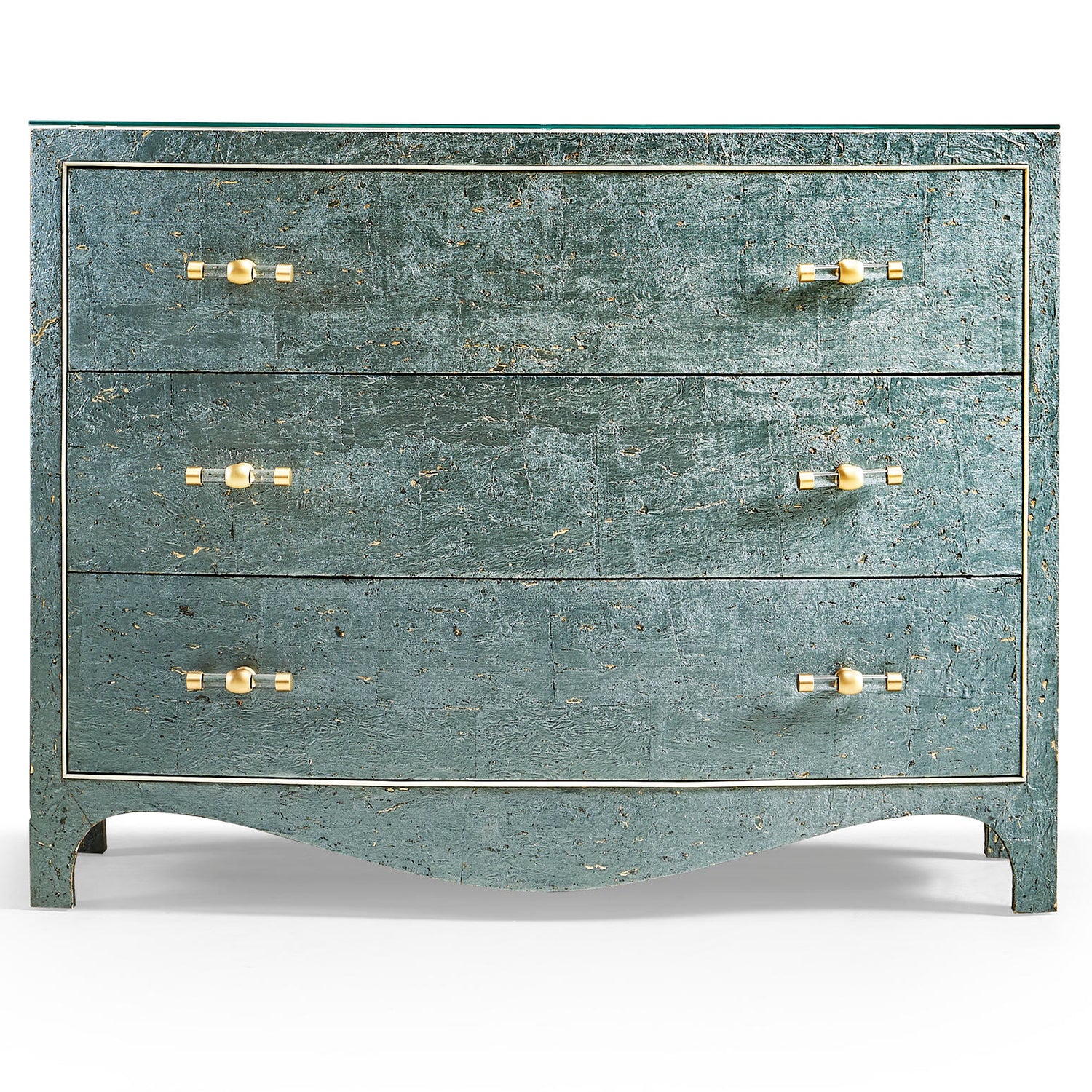 Jonathan Charles Suberin Bow Front Chest