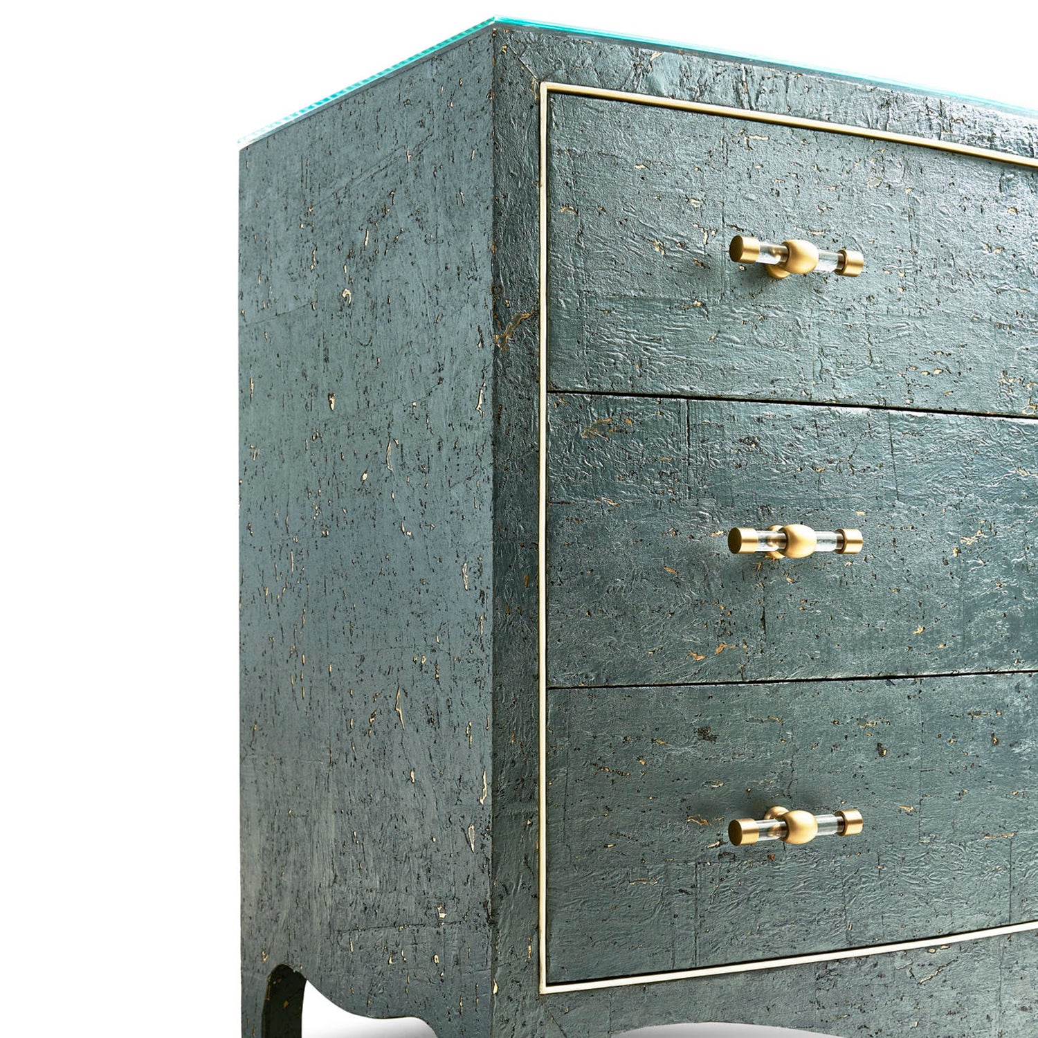 Jonathan Charles Suberin Bow Front Chest