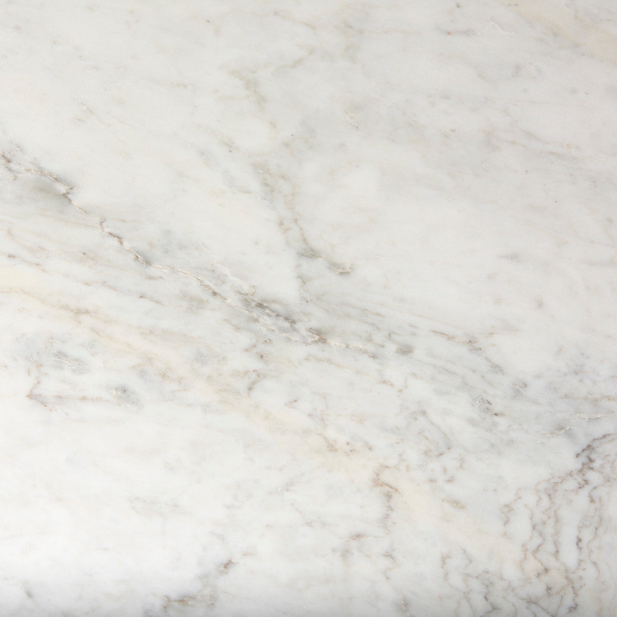 Mercana Laurent 48"L x 48"W Dining Table | Modern | White Marble & Gold Metal | Seats 4