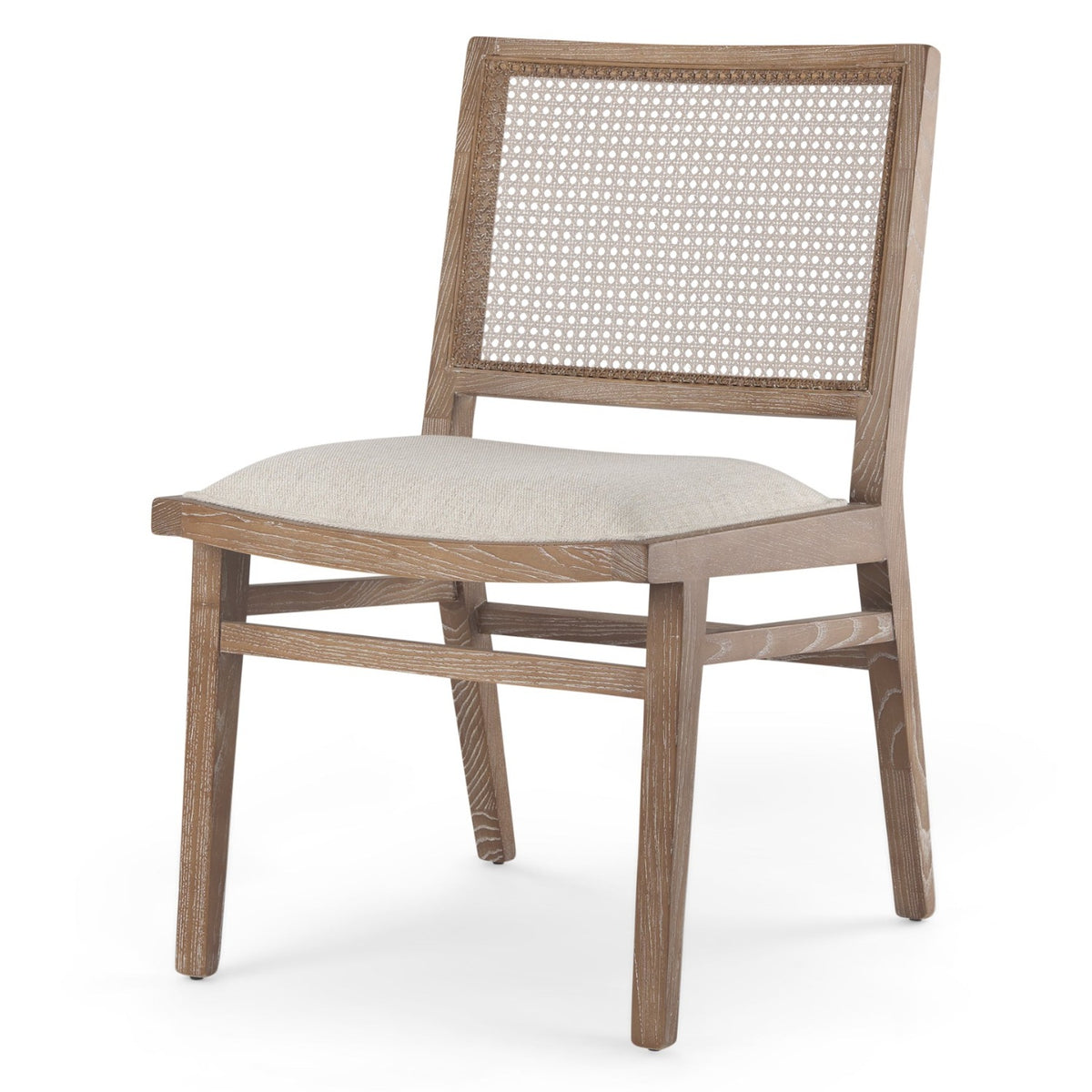Mercana Wynn w/Brown Wood Cane Back Dining Side Chair Set of 2, primary product view