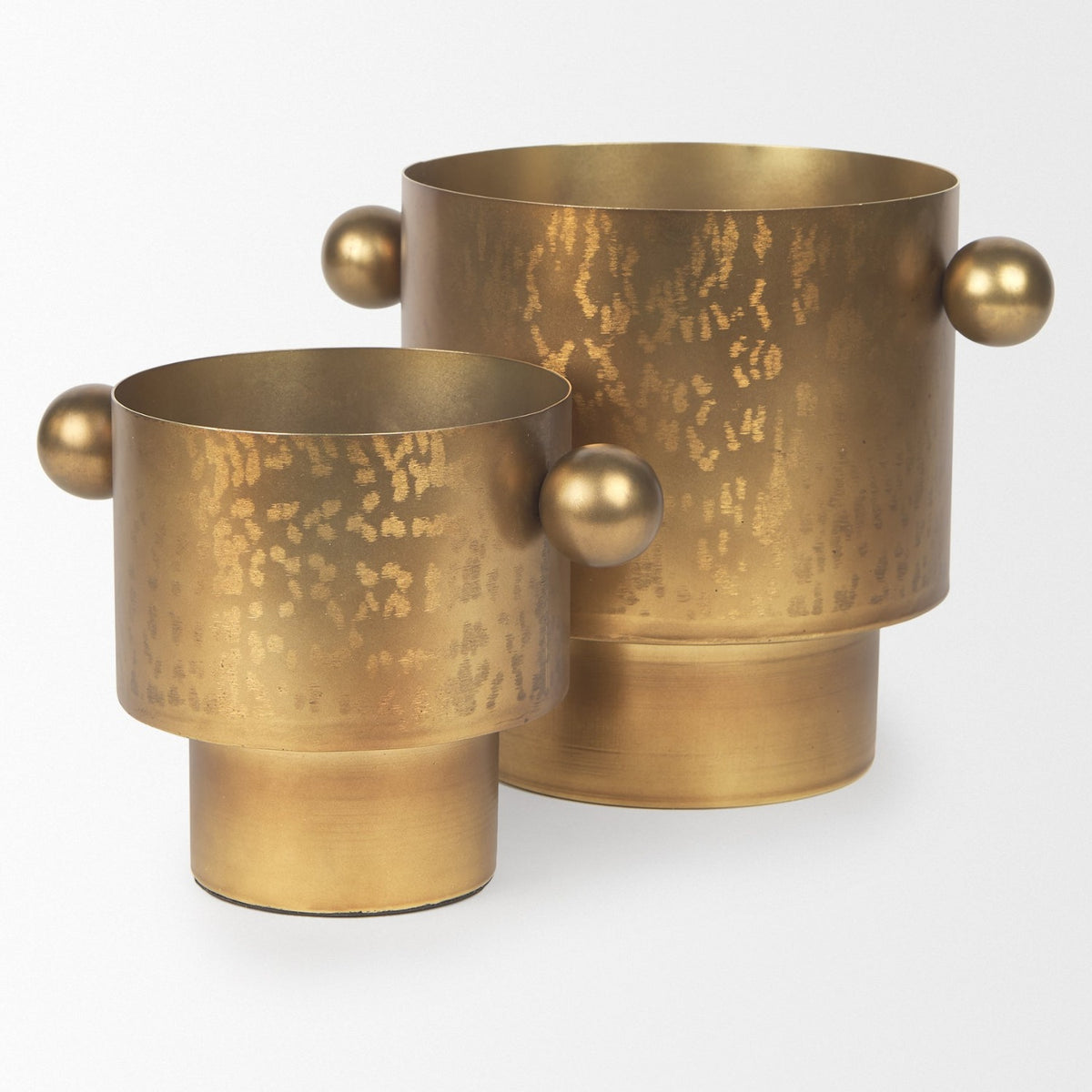 Mercana Juno 6.5H Medium Gold Iron Medium Vase