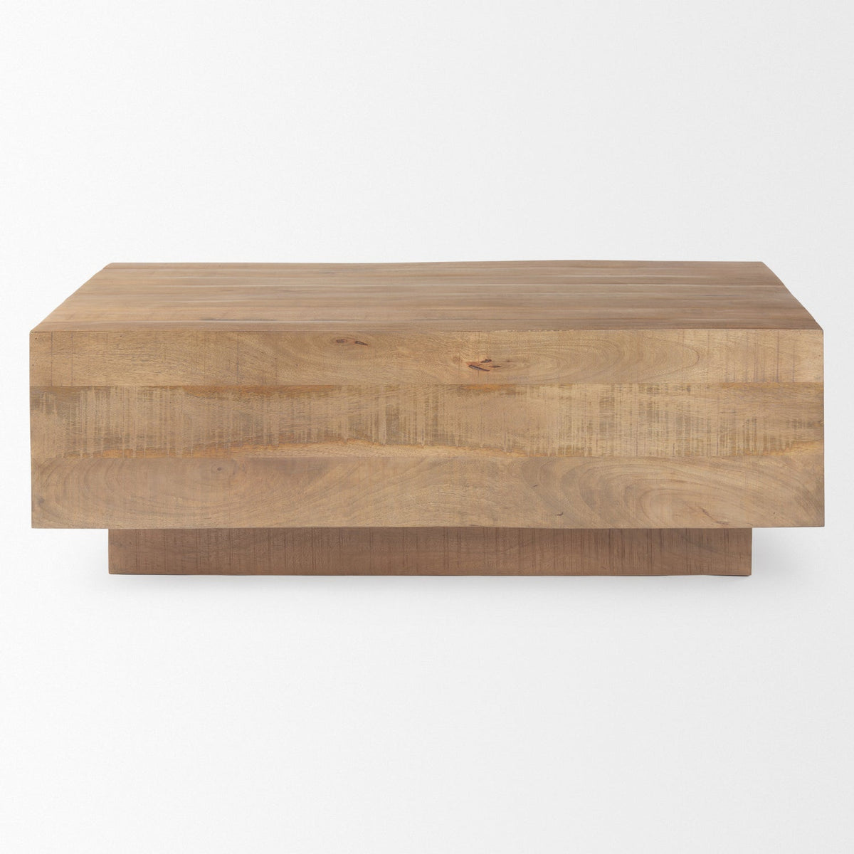 Mercana Hayden Light Brown Wood Rectangular Coffee Table