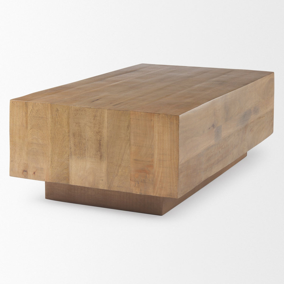 Mercana Hayden Light Brown Wood Rectangular Coffee Table