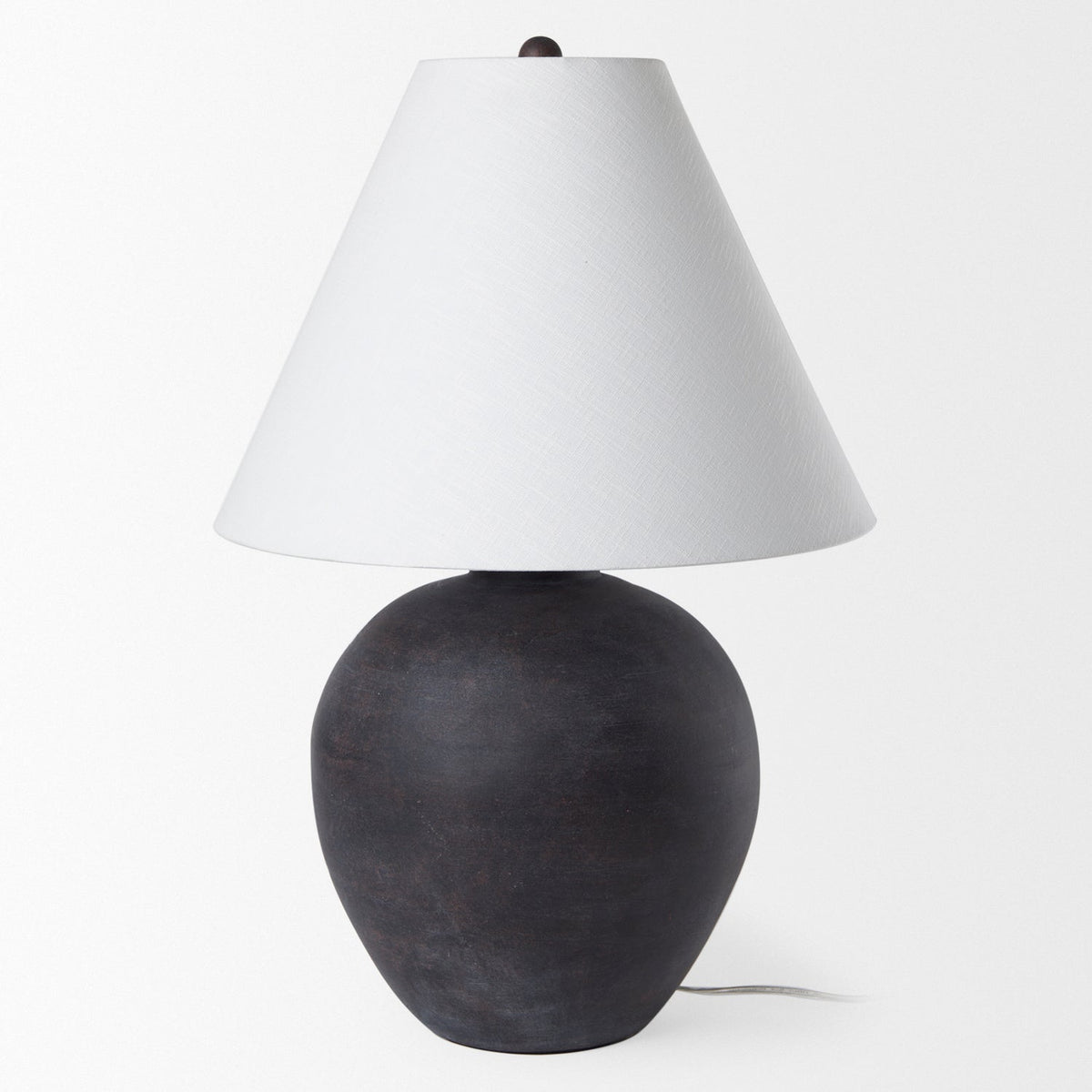 Mercana Marvin Black Ceramic Table Lamp