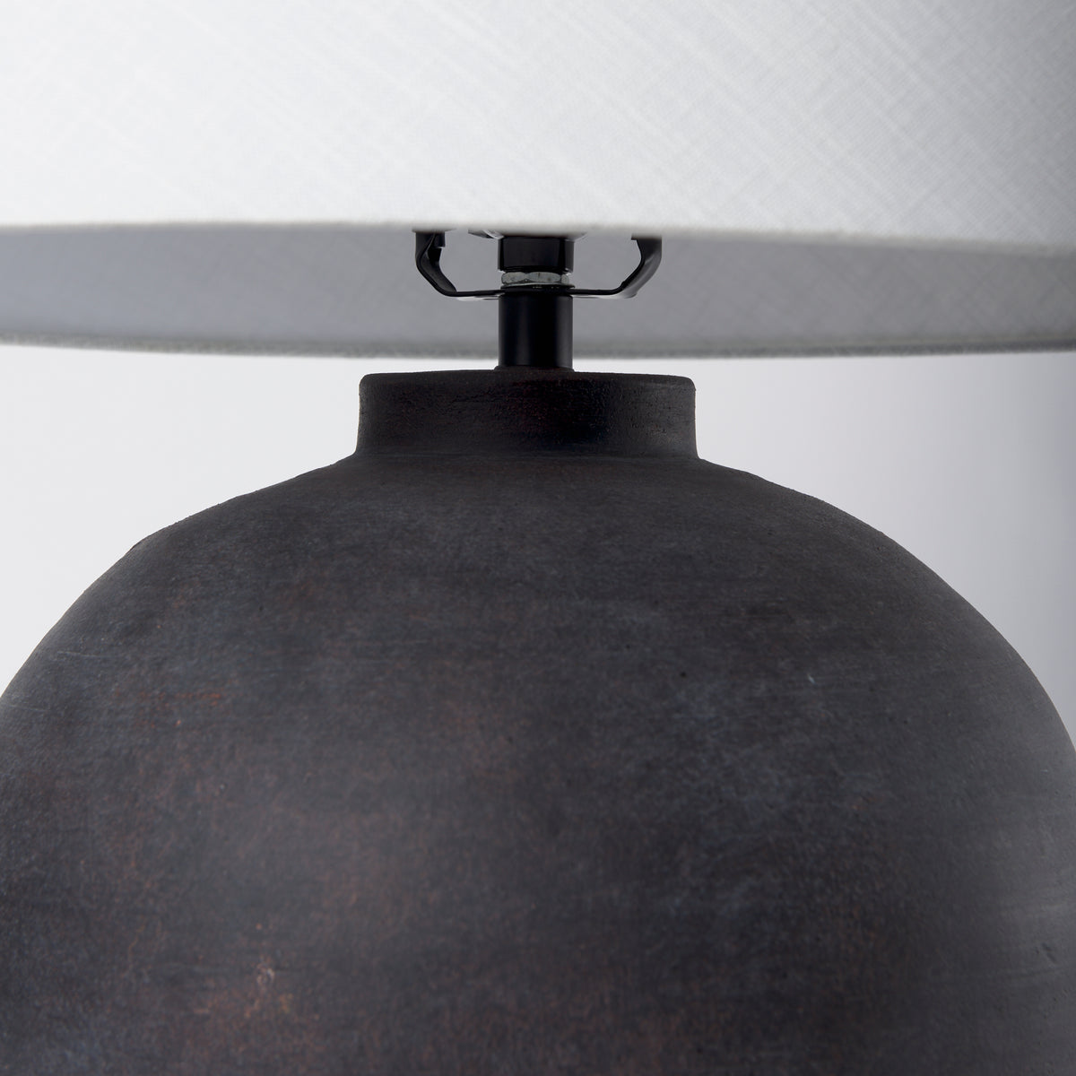 Mercana Marvin Black Ceramic Table Lamp