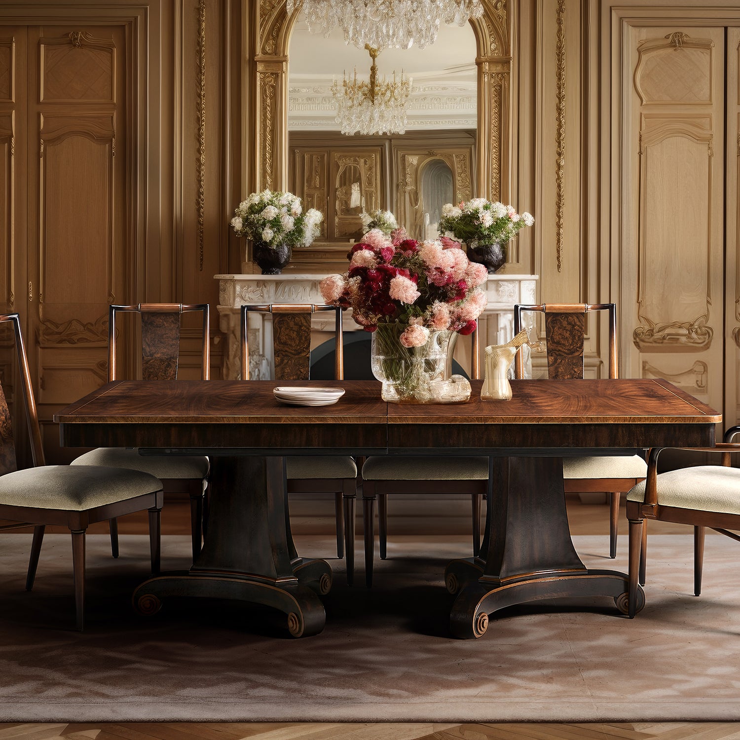 Jonathan Charles Rosette Dining Table