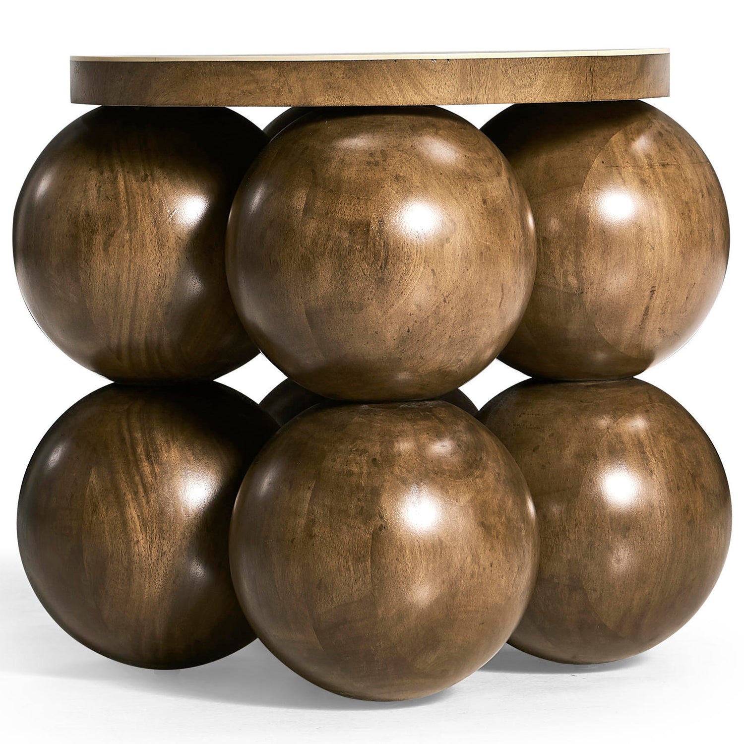 Jonathan Charles Orb Round Accent Table