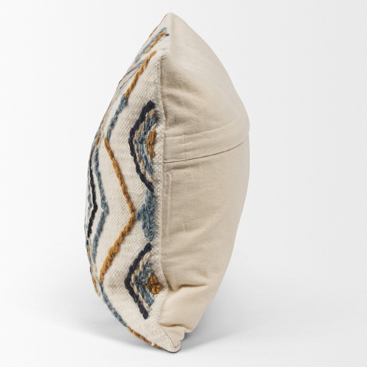 Mercana Kitt Cream Multi Colored Patterned Lumbar Pillow Cover