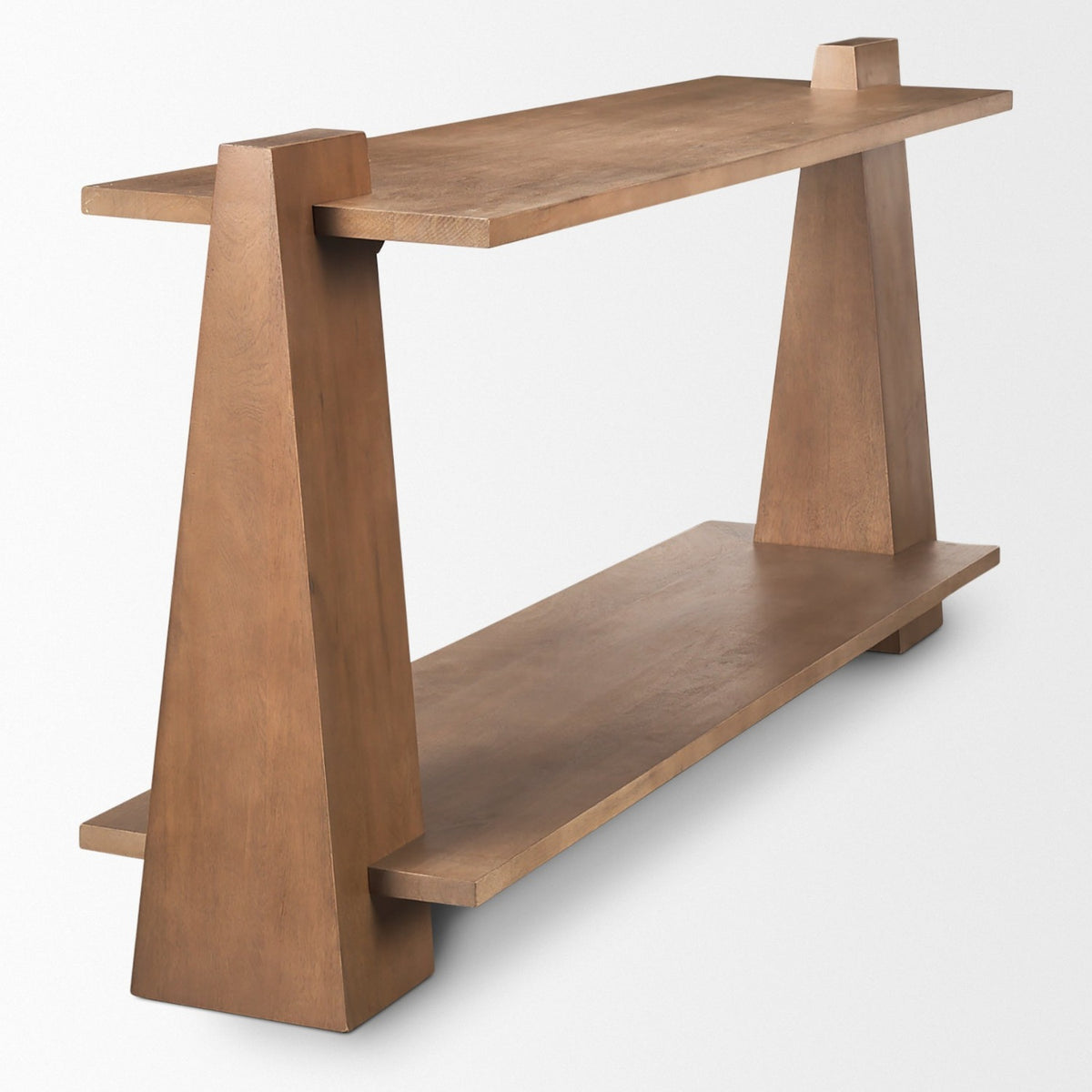 Mercana Eula Medium Brown Wood Console Table