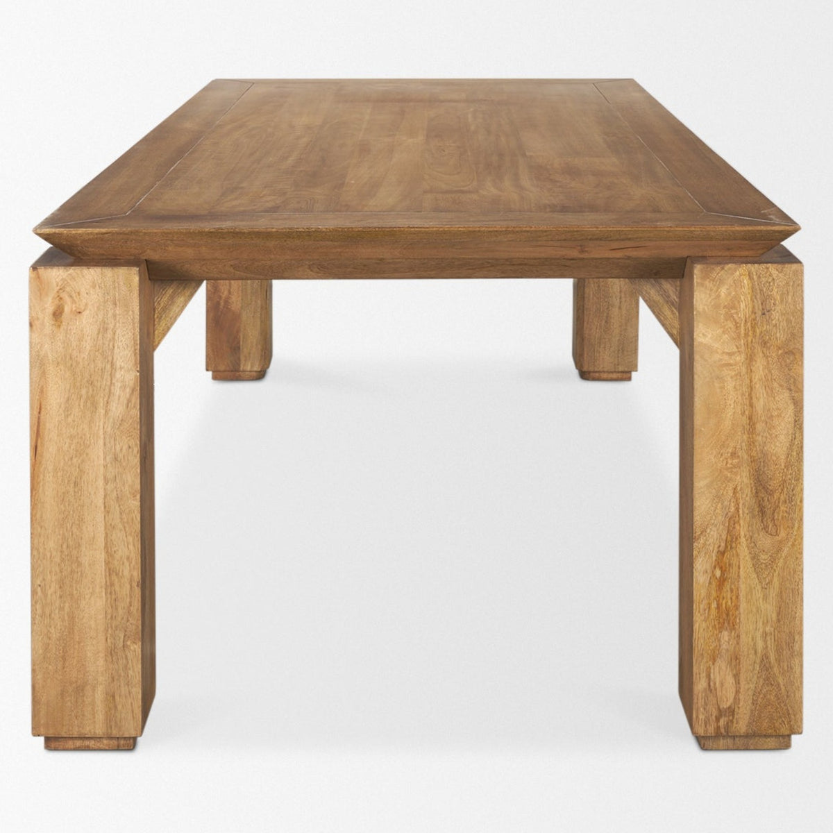 Mercana Sapphira 84"L x 42"W Rectangular Dining Table | Modern | Med Brown Wood | Seats 8