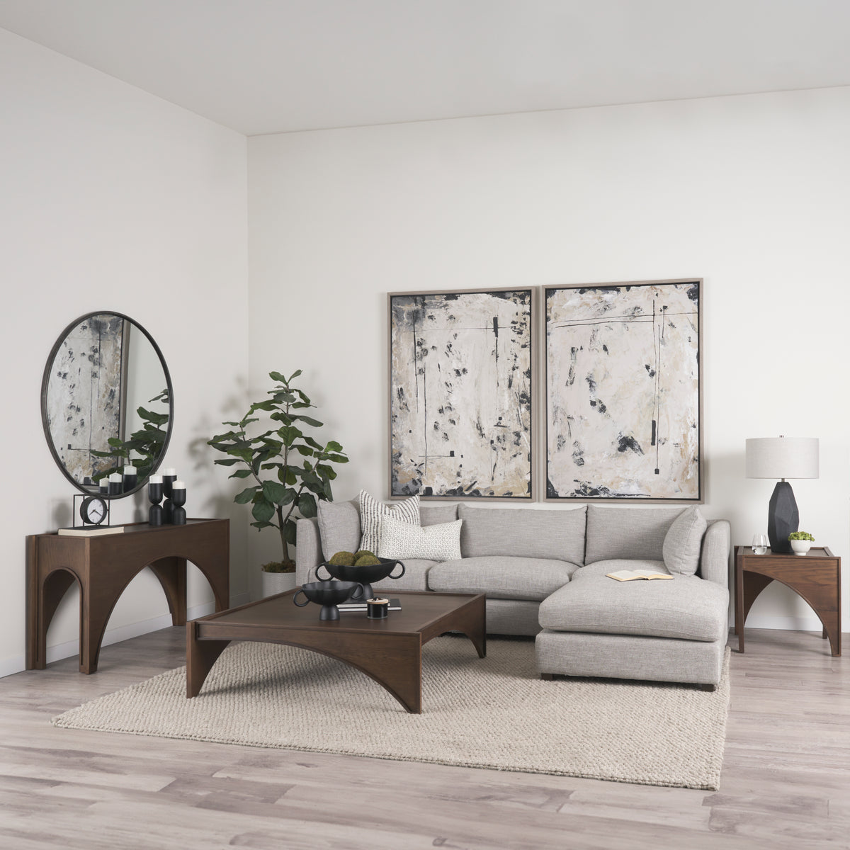 Mercana Laraya Medium Brown Wood Coffee Table