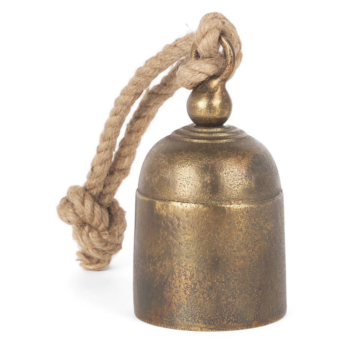 Mercana Quincy Small Gold Metal Decorative Bell Object, primary product view