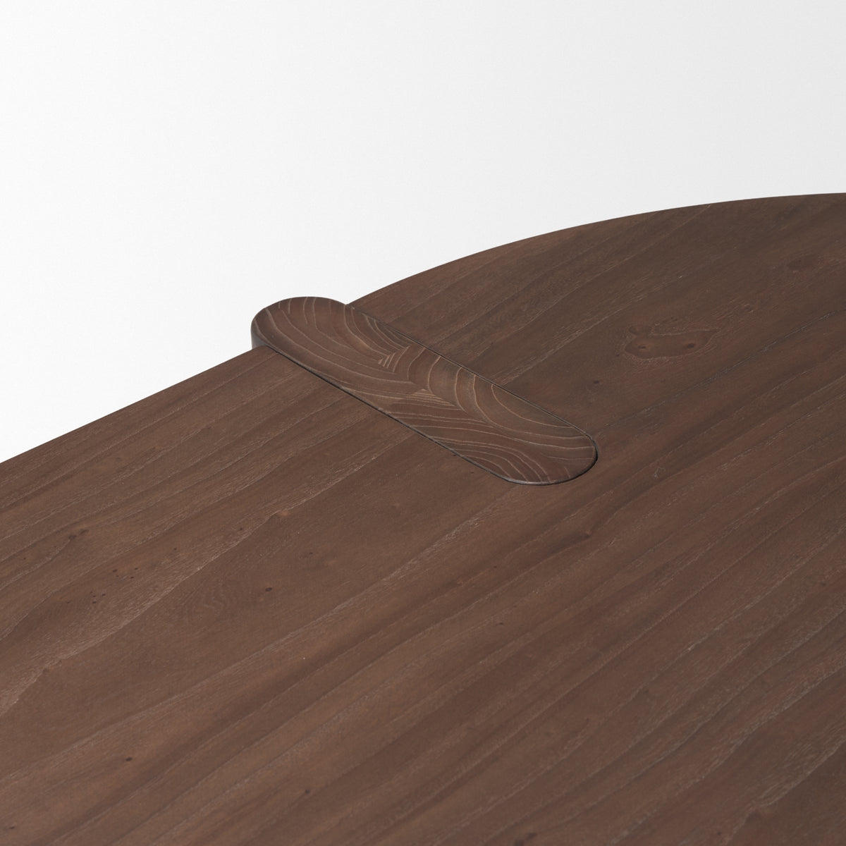 Mercana Sohan 91"L x 38"W Oval Dining Table | Dark Brown Wood | Seats 8