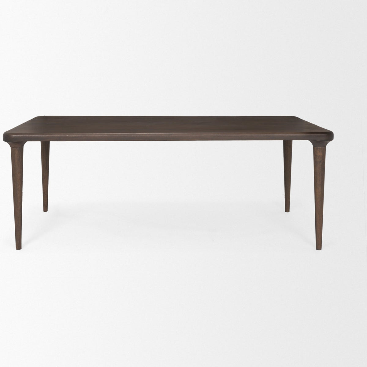 Mercana Suvan 84"L x 42"W Rectangular Dining Table | Modern | Med-Dark Brown Wood | Seats 8