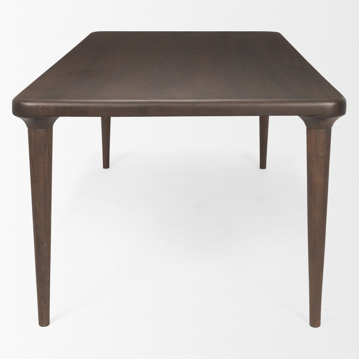 Mercana Suvan 84"L x 42"W Rectangular Dining Table | Modern | Med-Dark Brown Wood | Seats 8