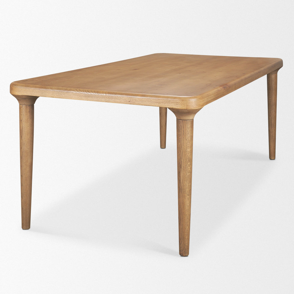 Mercana Suvan 84"L x 42"W Rectangular Dining Table | Modern | Light Brown Wood | Seats 8