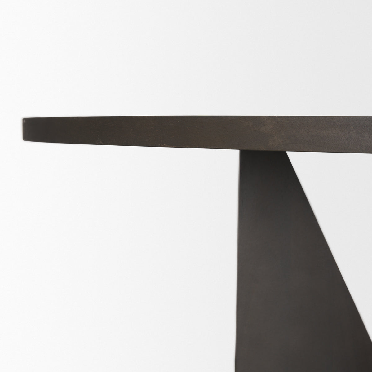 Mercana Tarro 60" Round Dining Table | Espresso Wood | Seats 6