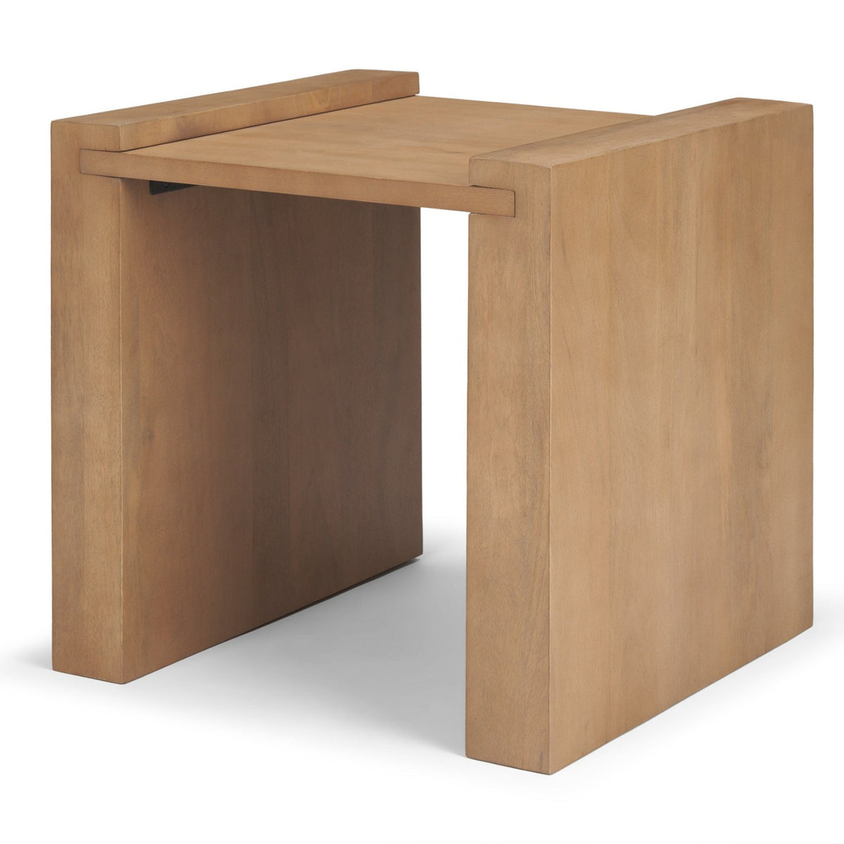 Mercana Wesson Light Brown Wood Accent Table Set of 2, primary product view