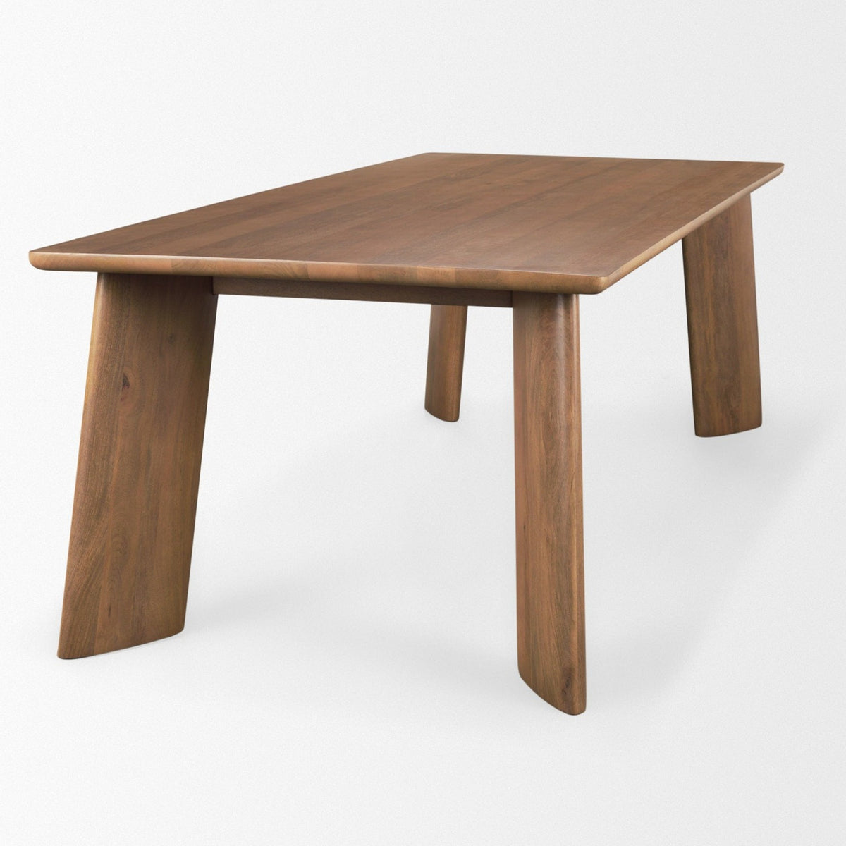 Mercana Jonan 94"L x 42"W Rectangular Dining Table | Med Brown Wood | Seats 8
