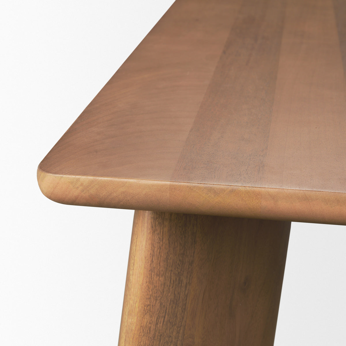 Mercana Jonan 94"L x 42"W Rectangular Dining Table | Med Brown Wood | Seats 8