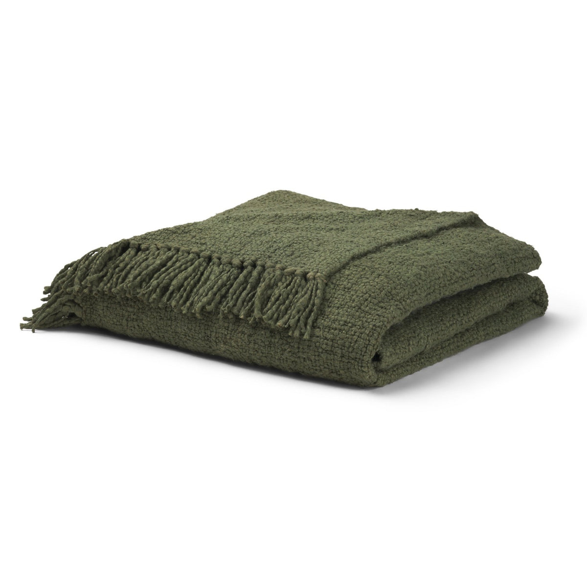 Mercana Kambal Evergreen Woven Cotton Throw Blanket