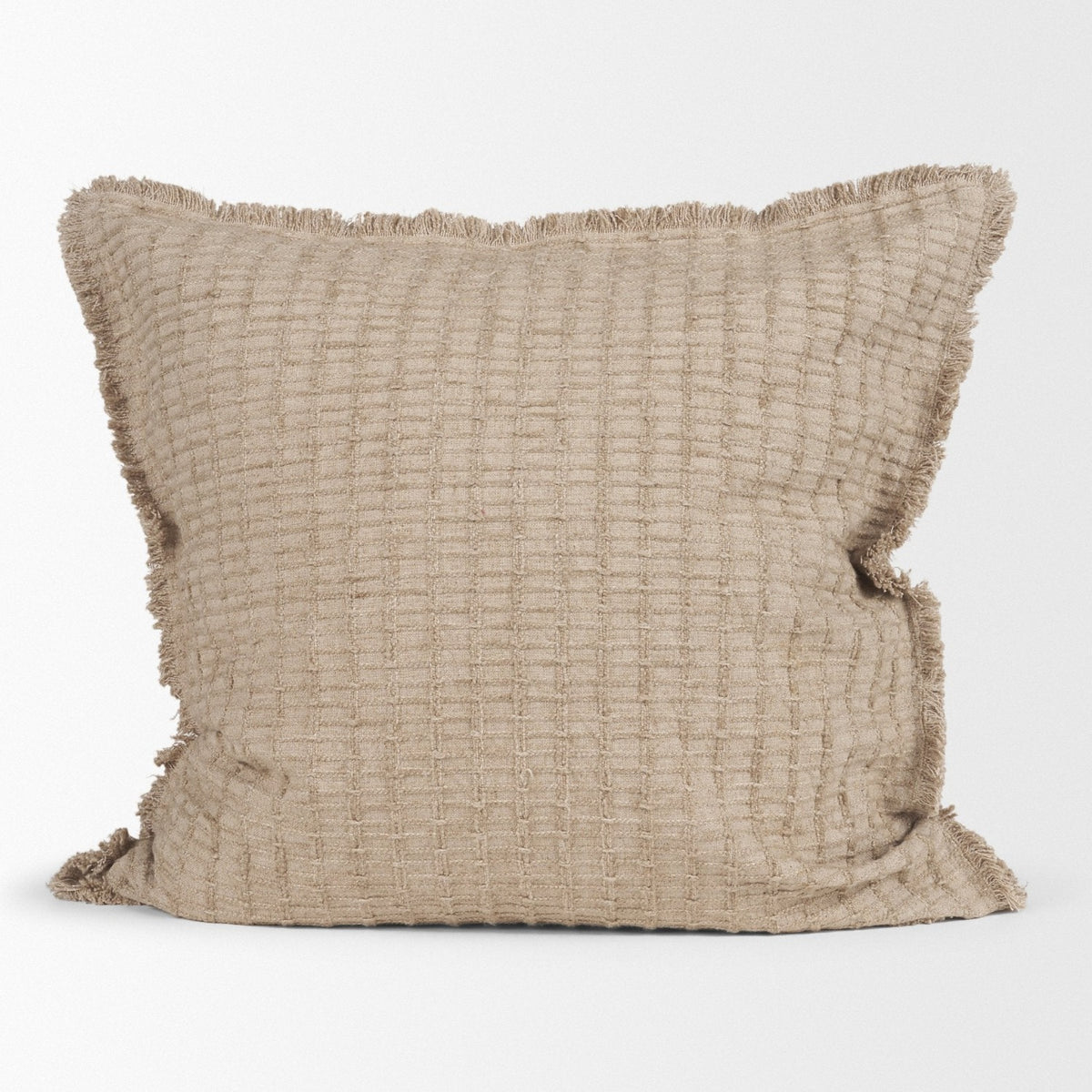 Mercana Thatch Square Sand Decorative Pillow Cover