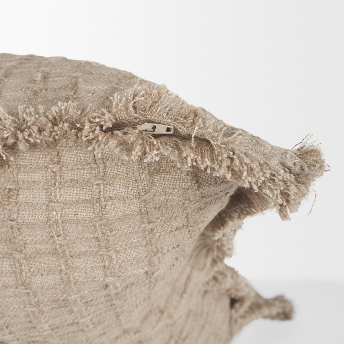 Mercana Thatch Square Sand Decorative Pillow Cover