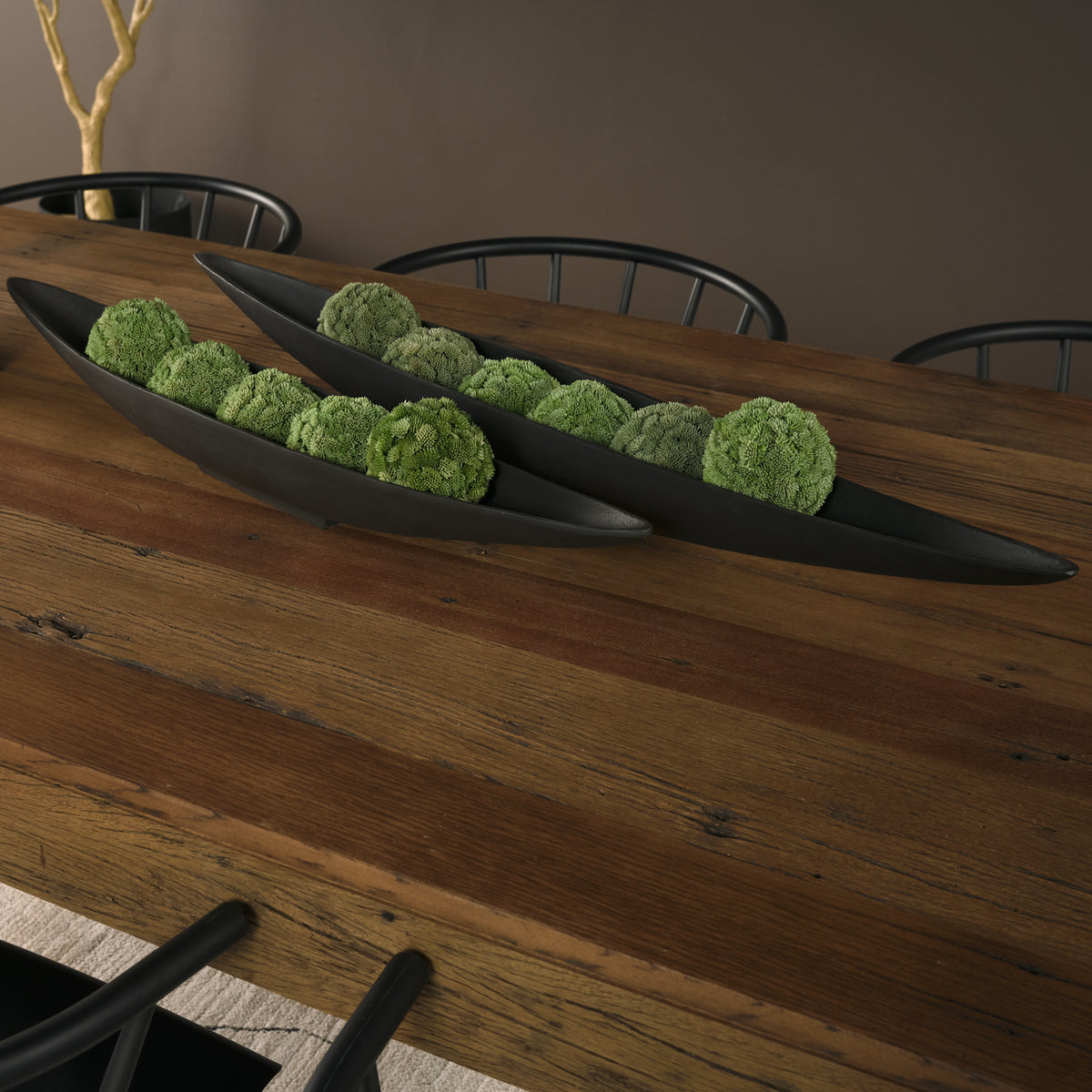 Mercana Hewitt 94"L x 42"W Rectangular Dining Table | Modern | Smooth Reclaimed Wood | Seats 8