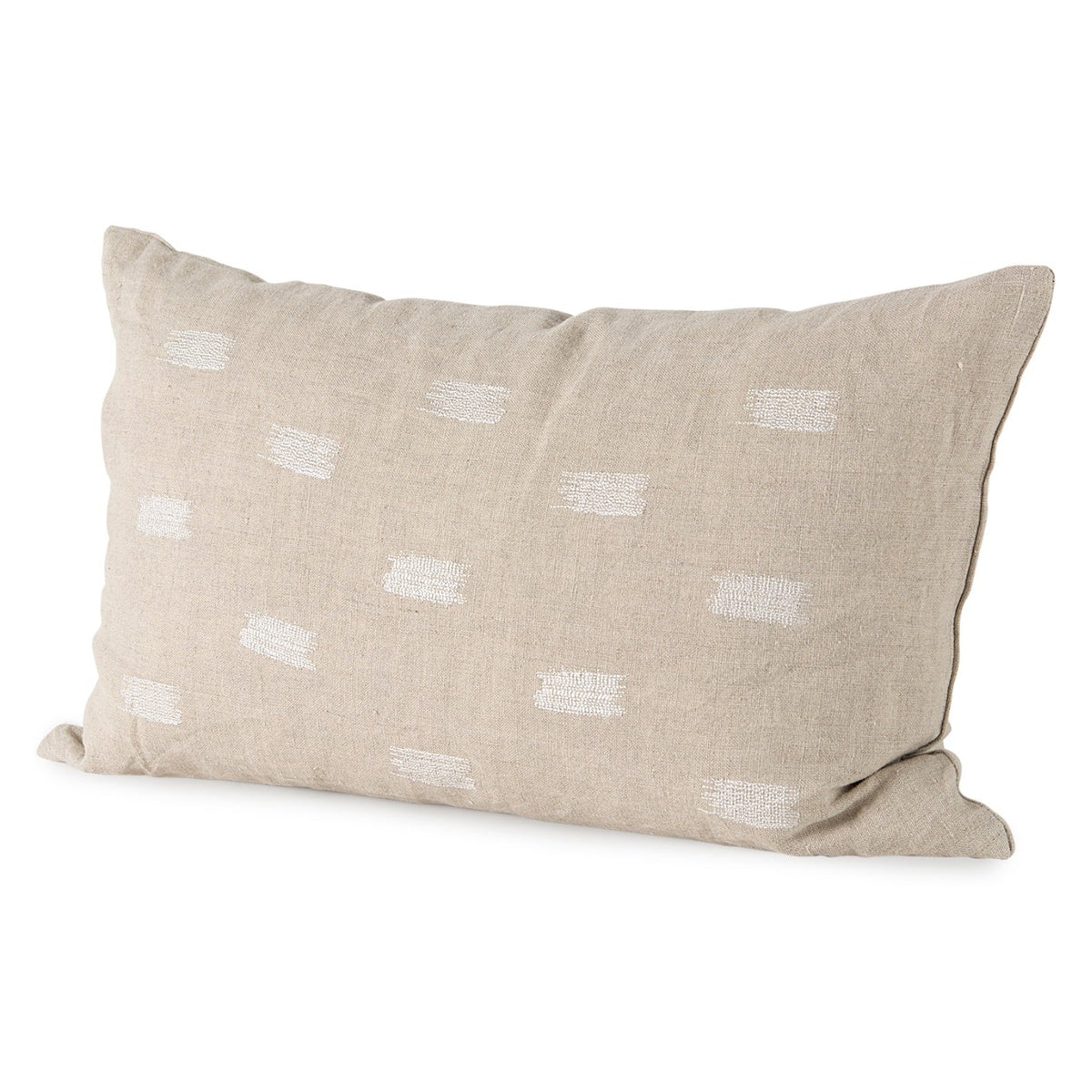 Mercana Lacey Beige/White Decorative Throw Pillow, primary product view