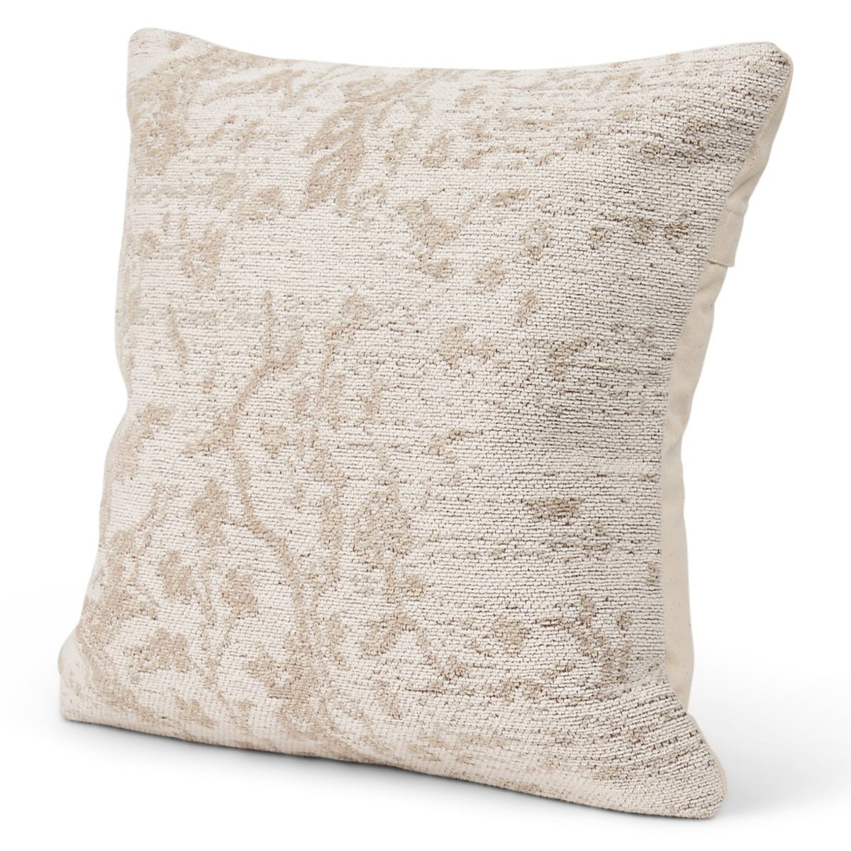 Mercana Khloe Cream Square Throw Pillow, primary product view