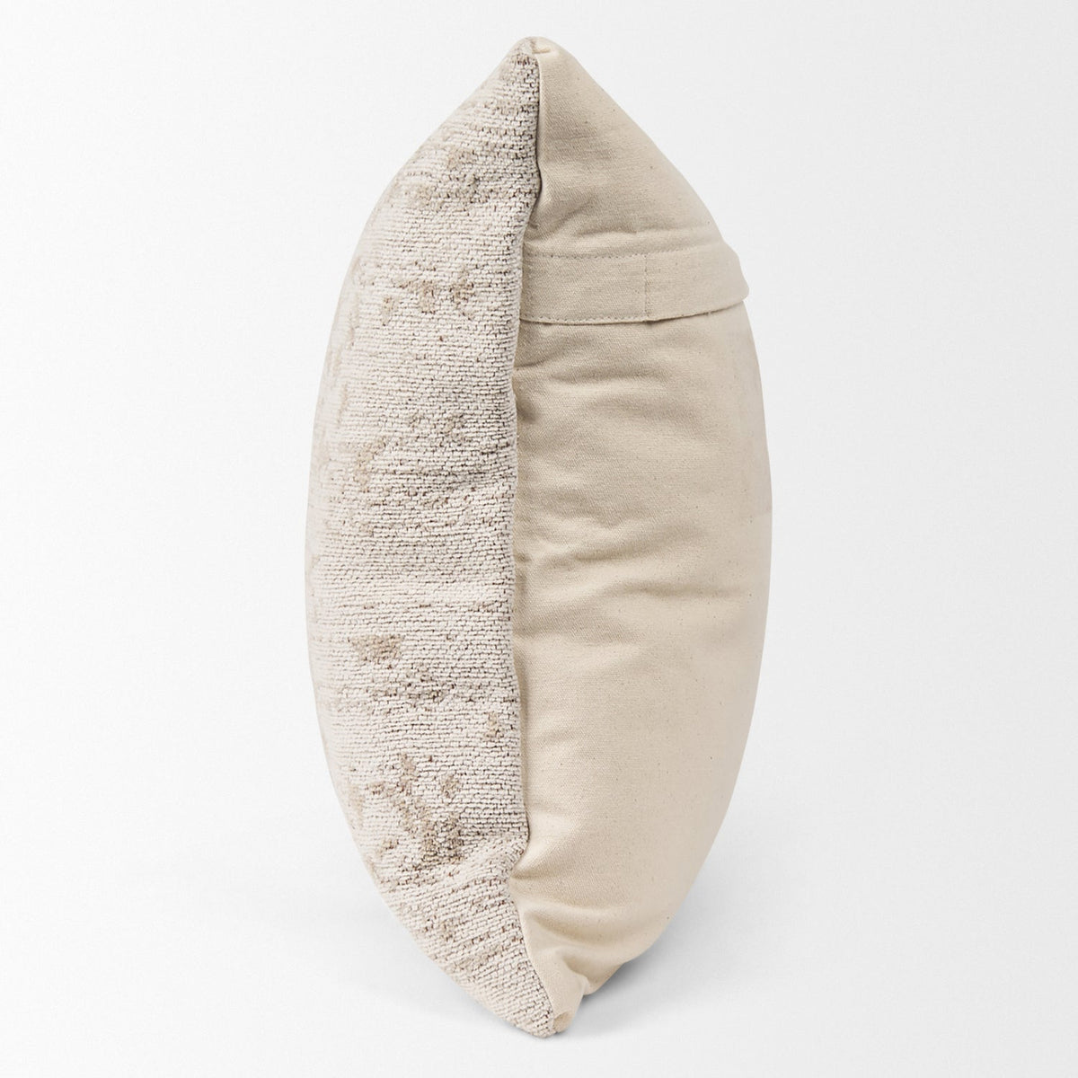 Mercana Khloe Cream Square Pillow Cover w/Down Filler