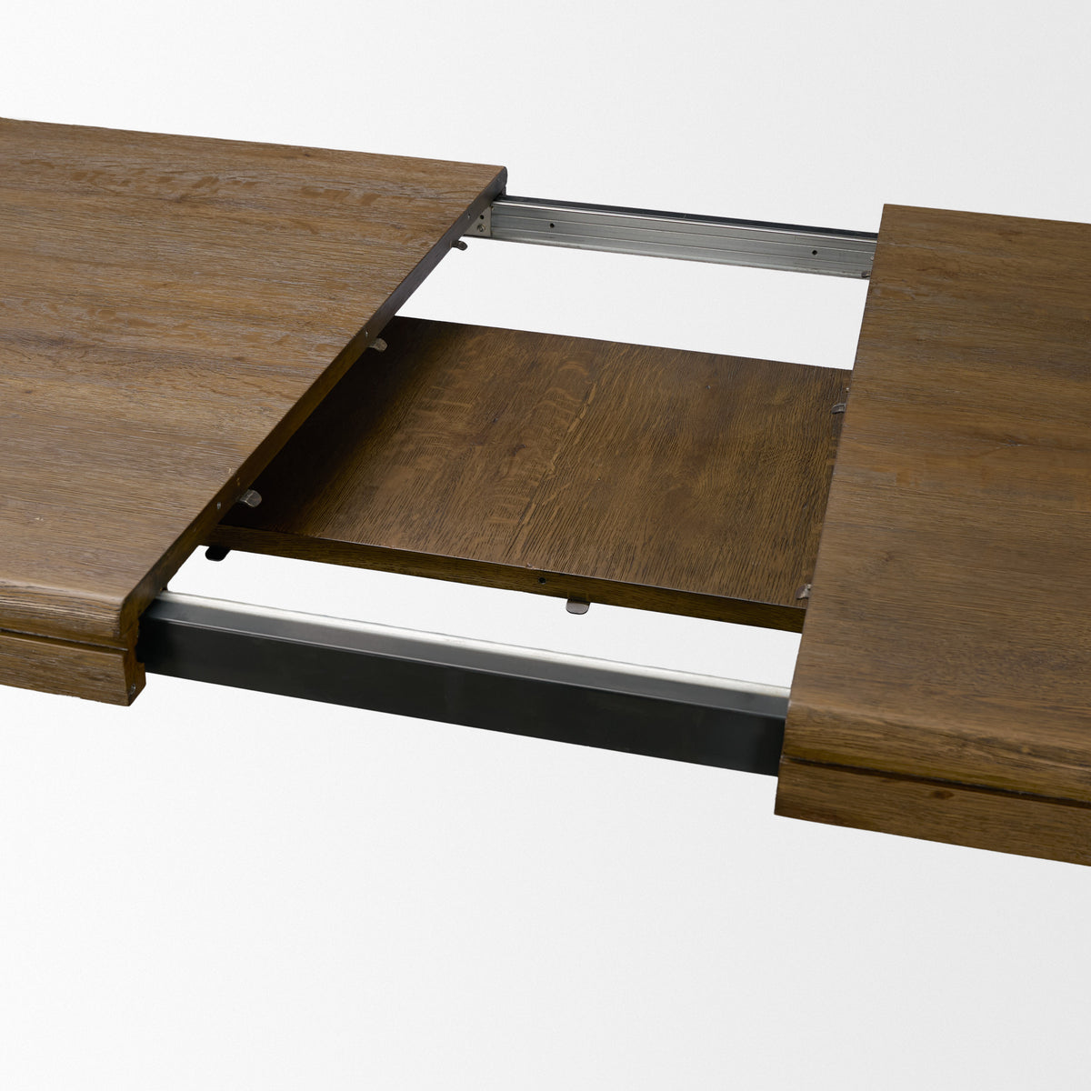 Mercana Kendrix 84" to 104" Rectangular Extendable Dining Table | Dark Brown Wood | Seats 10