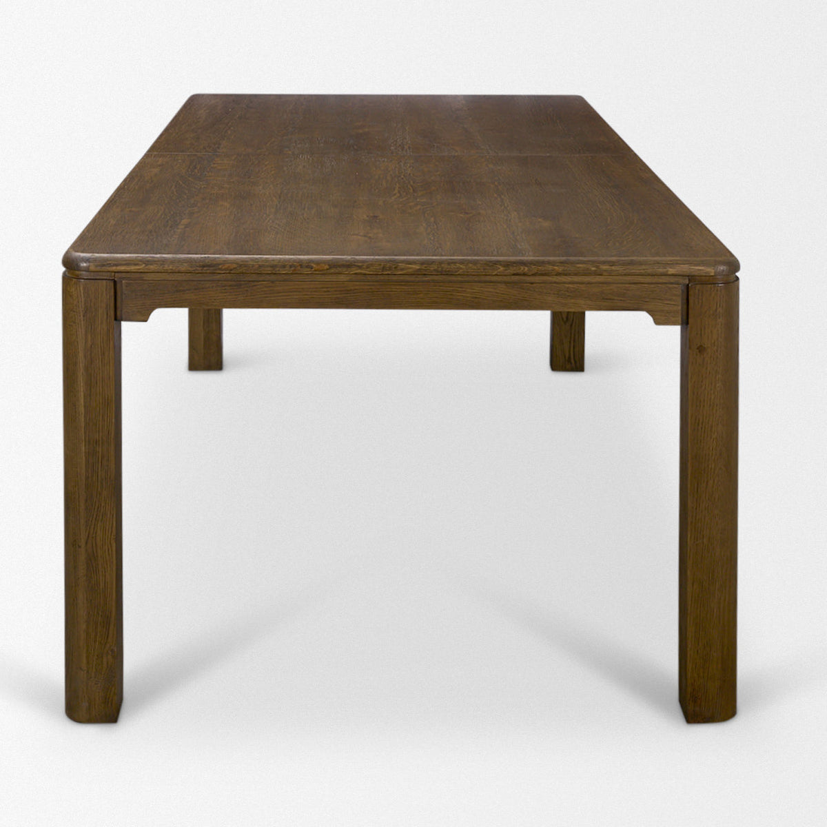 Mercana Kendrix 84" to 104" Rectangular Extendable Dining Table | Dark Brown Wood | Seats 10