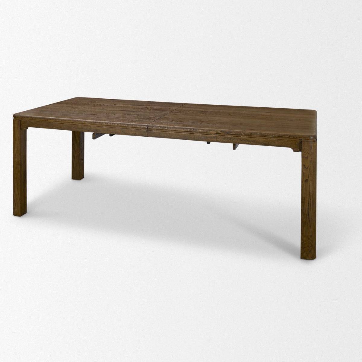Mercana Kendrix 84" to 104" Rectangular Extendable Dining Table | Dark Brown Wood | Seats 10
