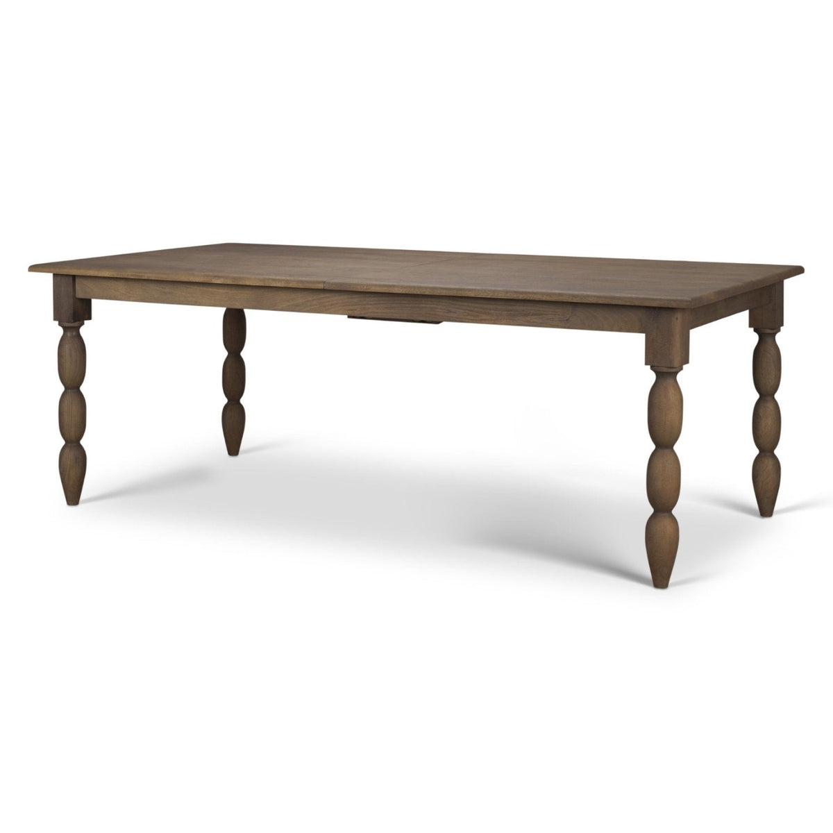 Mercana Angeline Dark Brown Wood Extendable Dining Table, primary product view