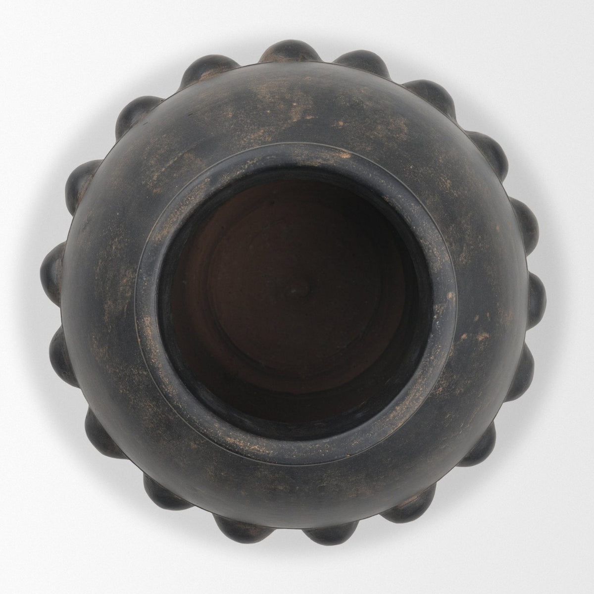 Mercana Douro Medium Earthy Brown Dotted Vase