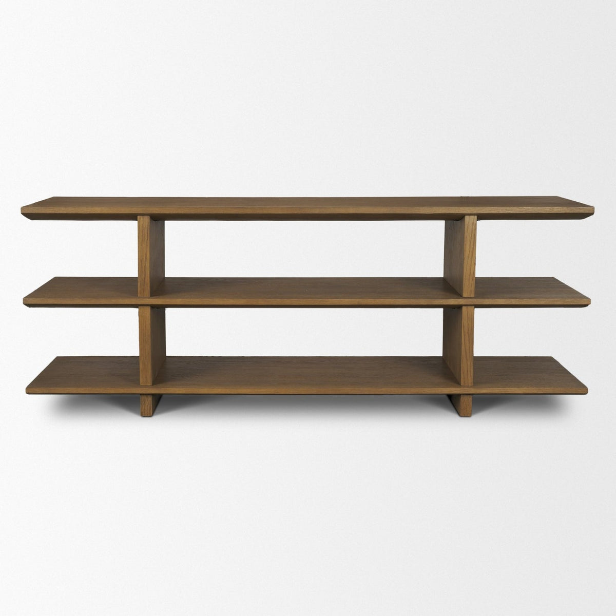 Mercana Boden 74" Wood Console Table w/ Open Shelves