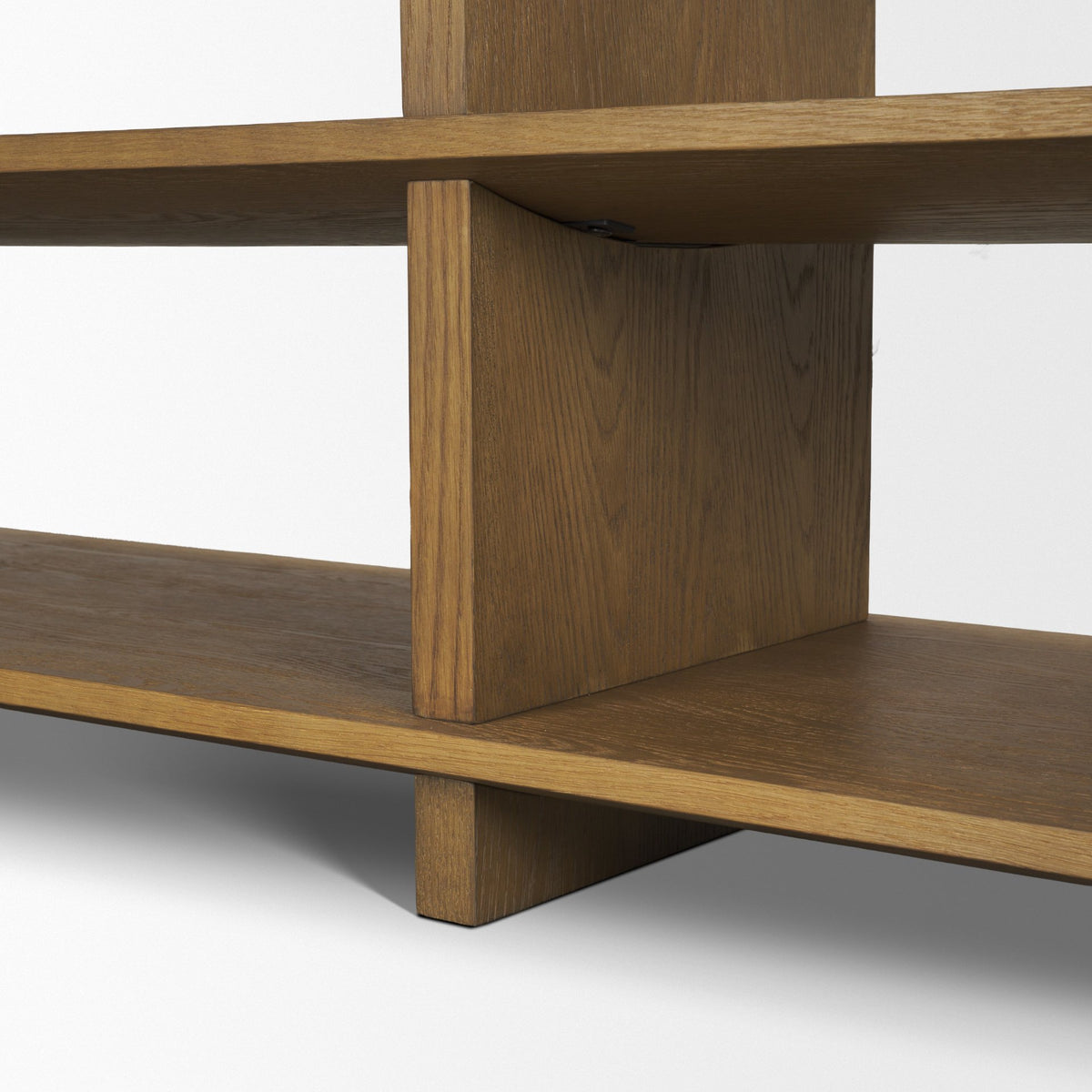 Mercana Boden 74" Wood Console Table w/ Open Shelves